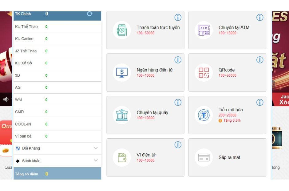 Bật Mí Cách Nạp Tiền Kubet Nhanh Chóng, Đơn Giản 3 Phương thức nạp tiền đa dạng