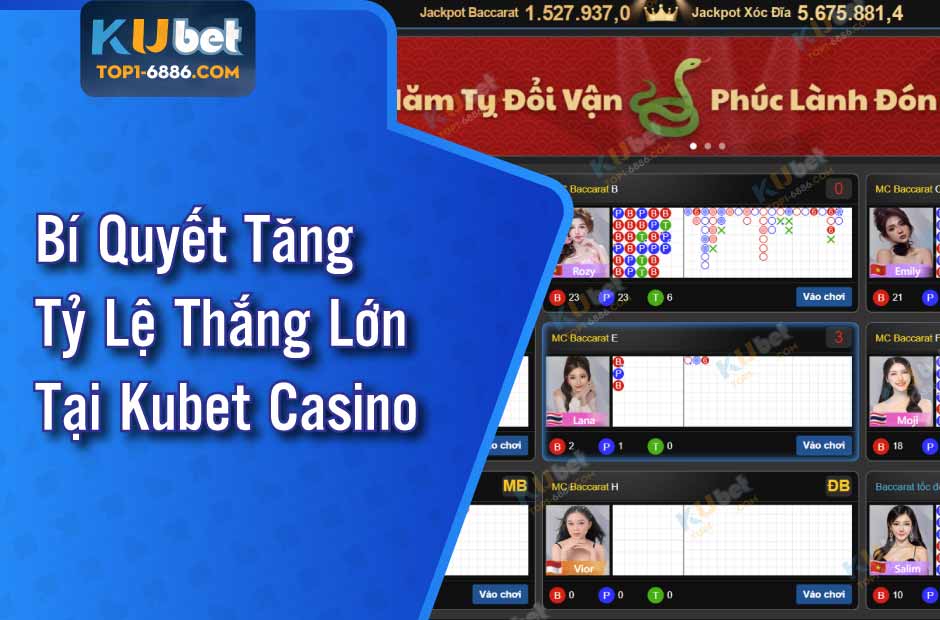 Khám phá thế giới cá cược online tại kubet casino